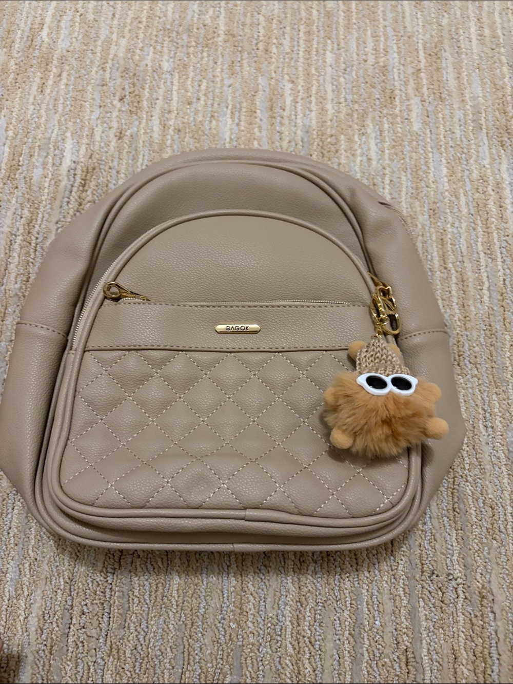 Bagok Mini Backpack for Woman with cartoon charm (new)